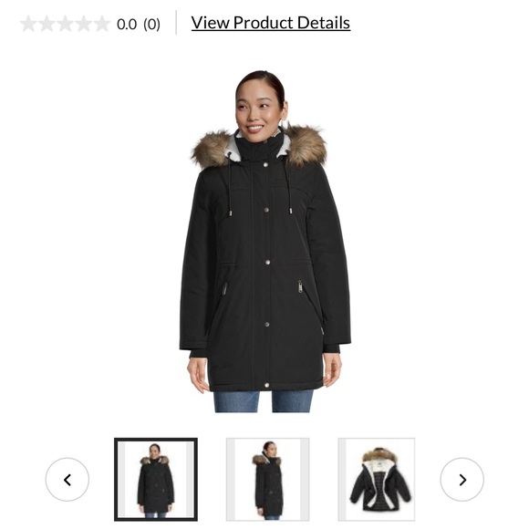 Nine West fur parka - Picture 1 of 1
